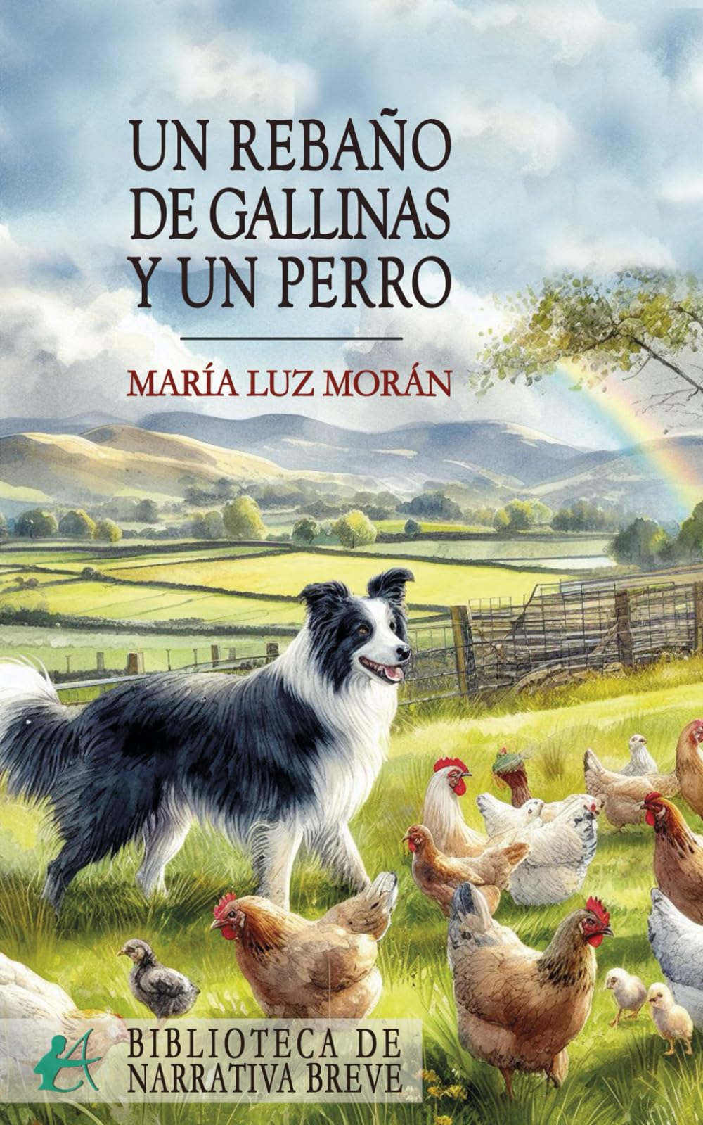 Un rebaño de gallinas y un perro book