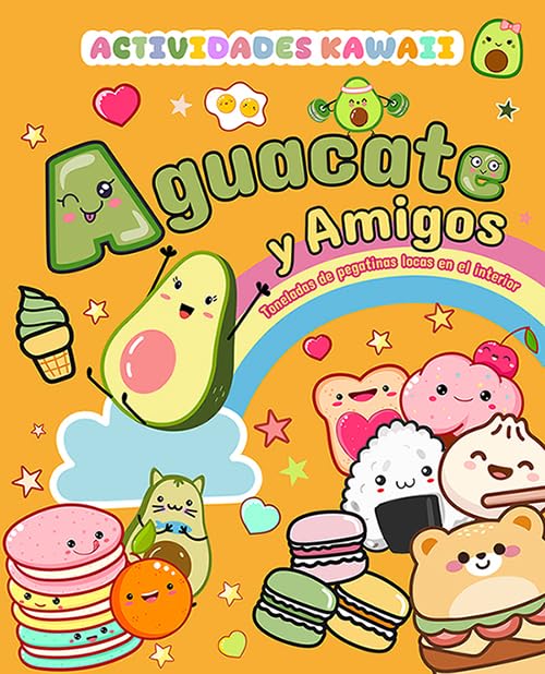 Aguacate y amigos actividades kawaii: Toneladas de pegatinas locas en el interior Tiptoi & Games