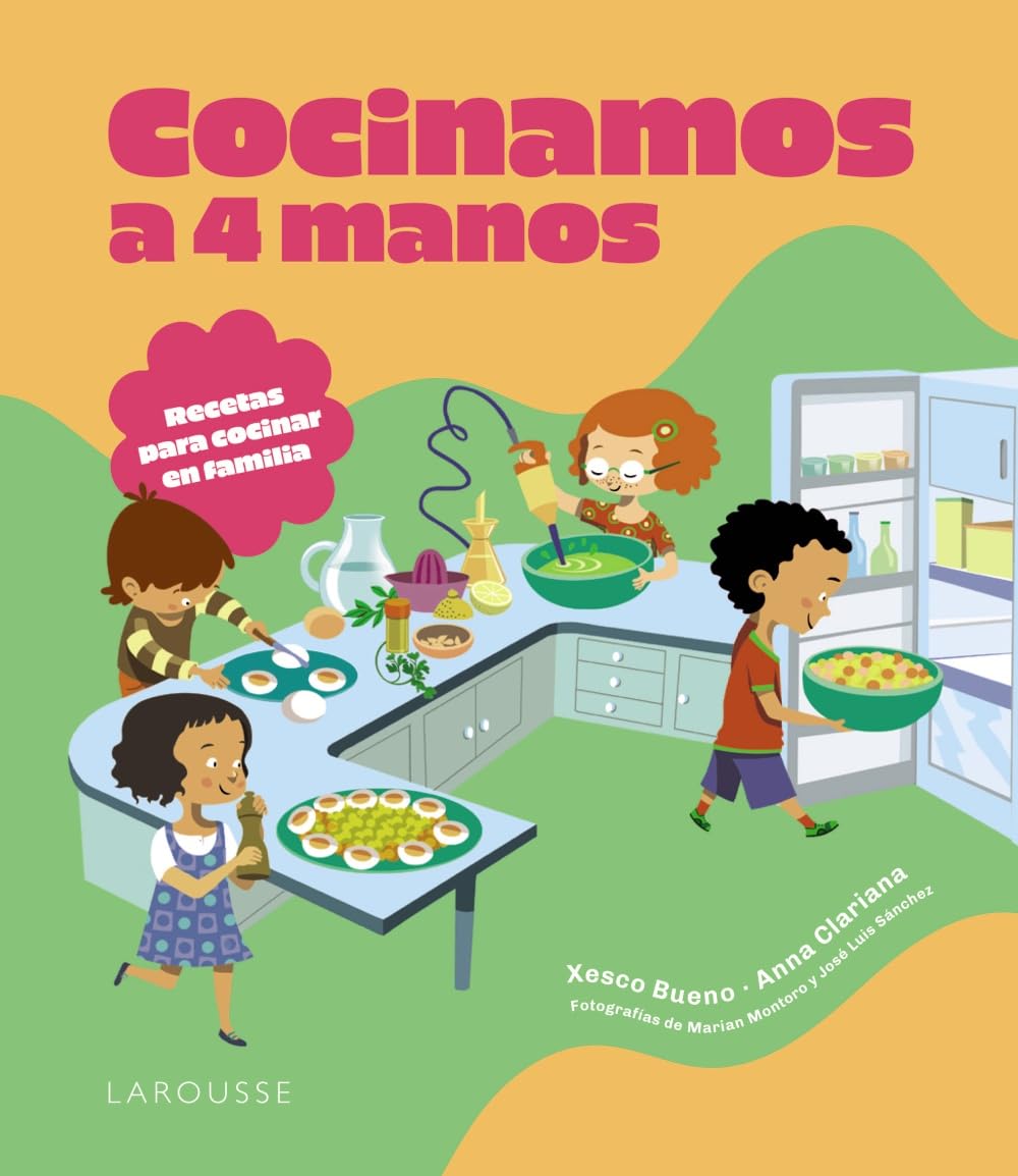 Cocinamos a 4 manos: Recetas para cocinar en familia book