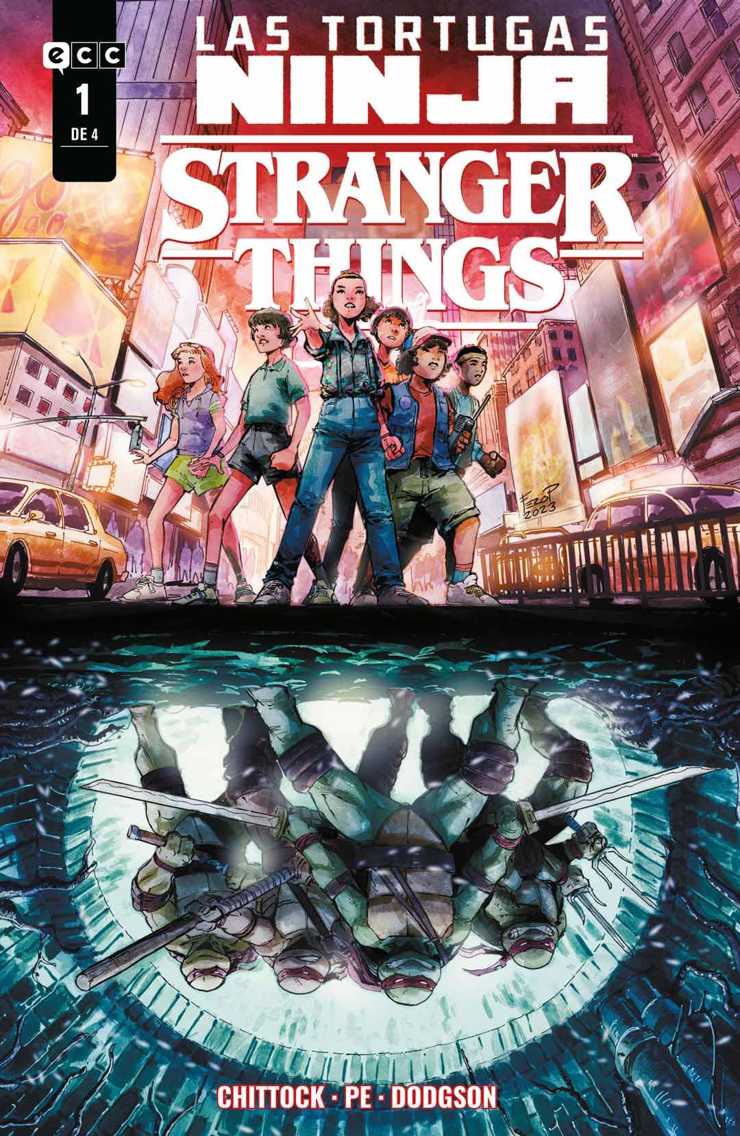 Las Tortugas Ninja/Stranger Things núm. 1 de 4 (Las Tortugas Ninja/Stranger Things O.C.) Manga