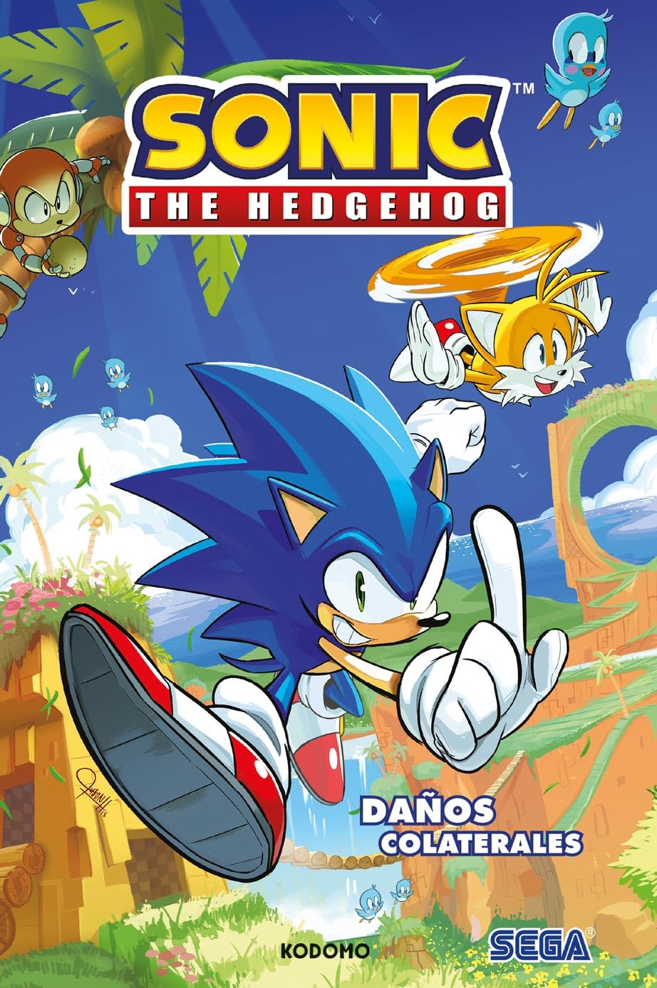 Sonic The Hedgehog vol. 01: Daños colaterales (Biblioteca Super Kodomo) (Segunda edición) Manga