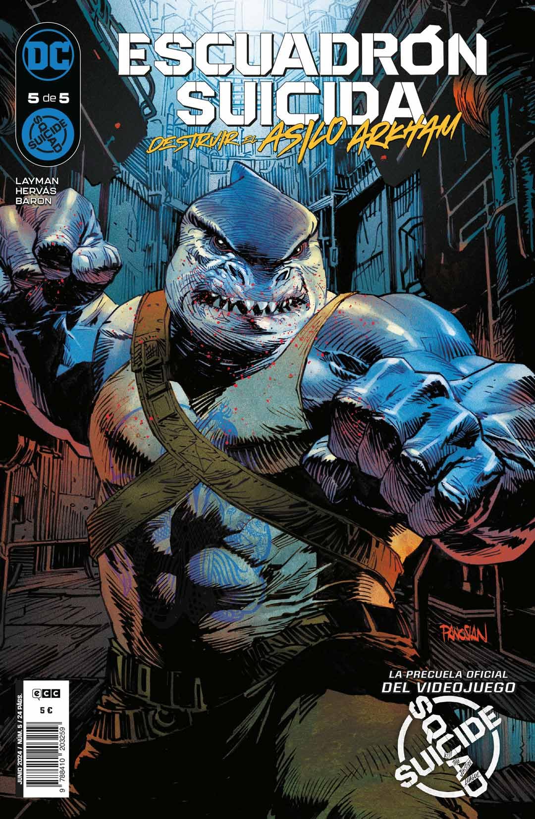 Escuadrón Suicida: Destruir el Asilo Arkham núm. 5 de 5 Manga