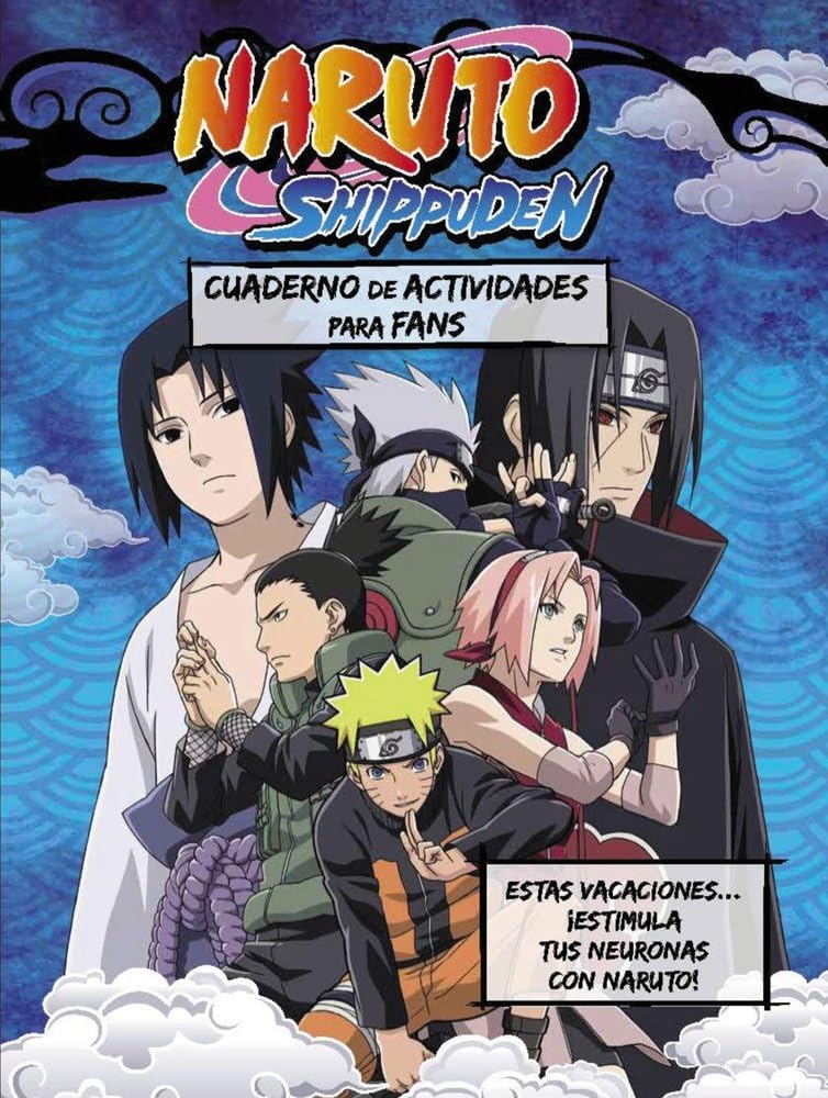 Cuaderno de actividades para fans Naruto Shippuden (Hachette INFANTIL - FICCIÓN - Vacaciones) Manga