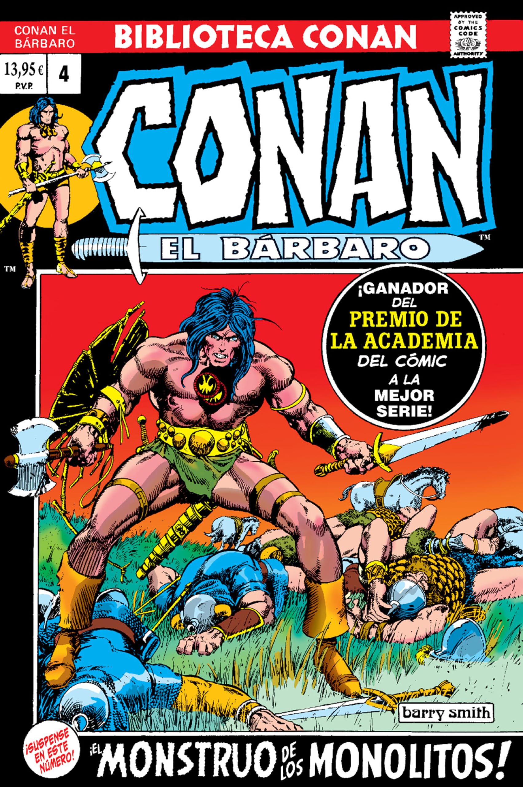Biblioteca conan el bárbaro 4. 1972-73: conan the barbarian 16-22 usa book