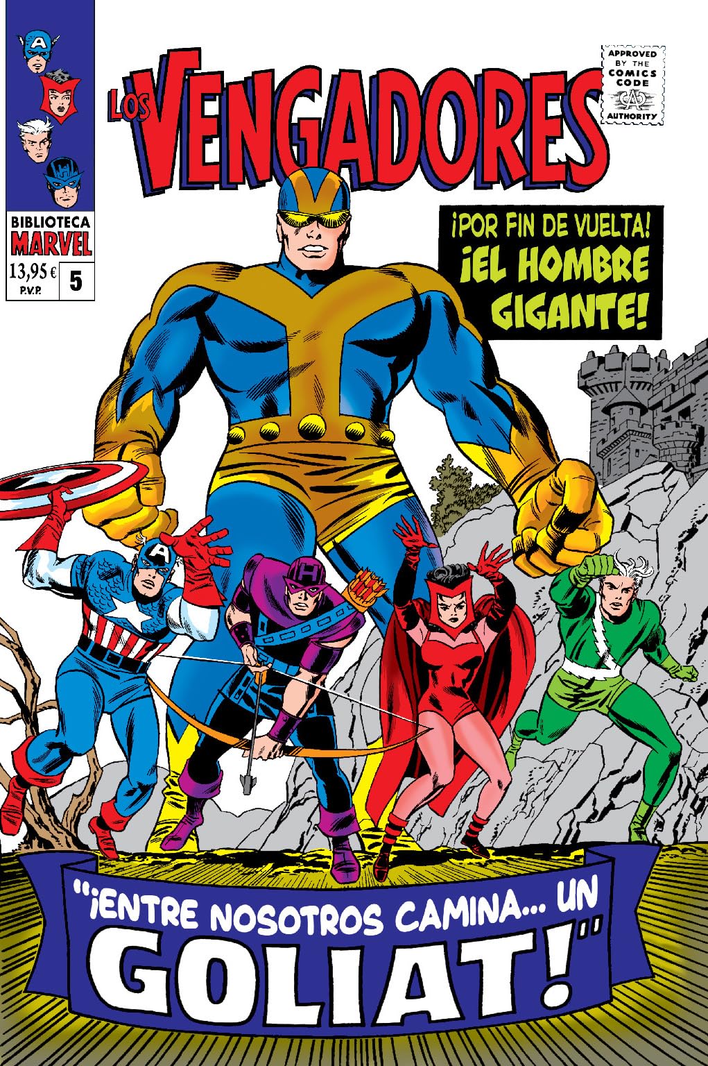 Biblioteca marvel los vengadores 5. 1966: the avengers 25-30 usa Manga