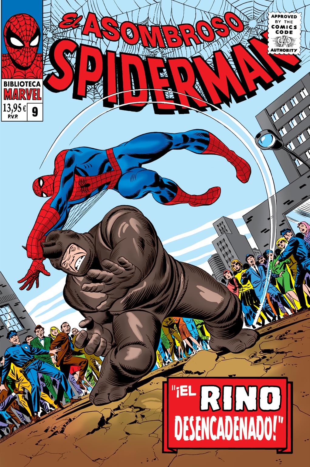 Biblioteca marvel el asombroso spiderman 9. 1966-67: the amazing spider-man 41-45, the amazing spide book