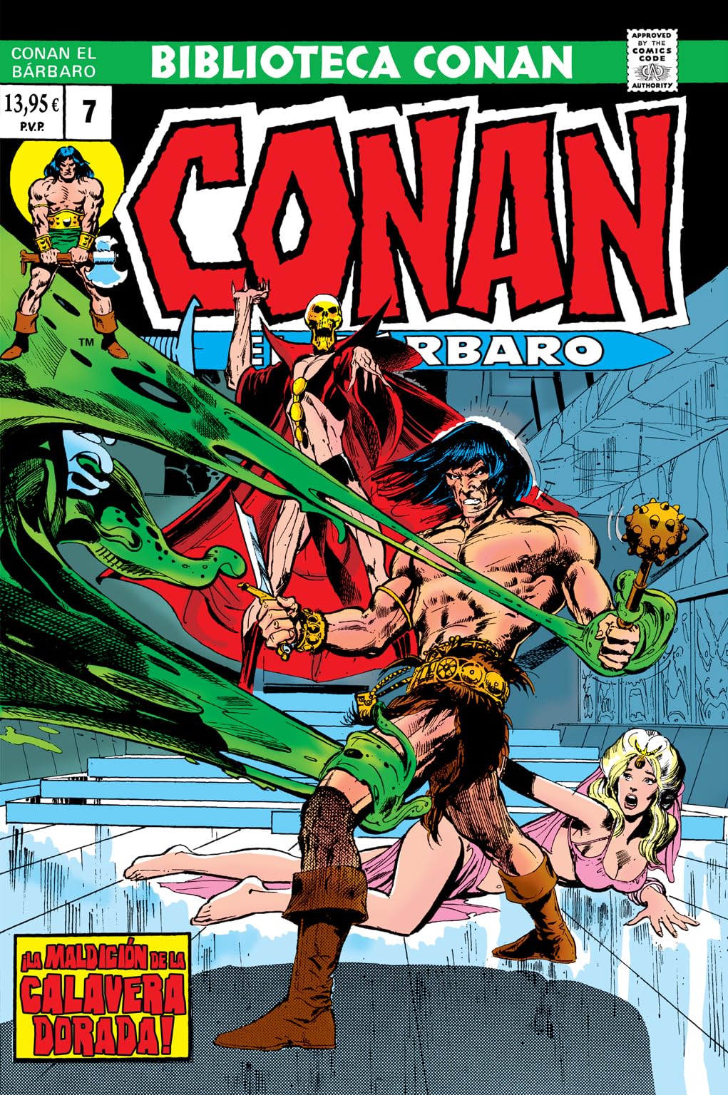 Biblioteca conan el bárbaro 7. 1974: conan the barbarian 35-40 usa book