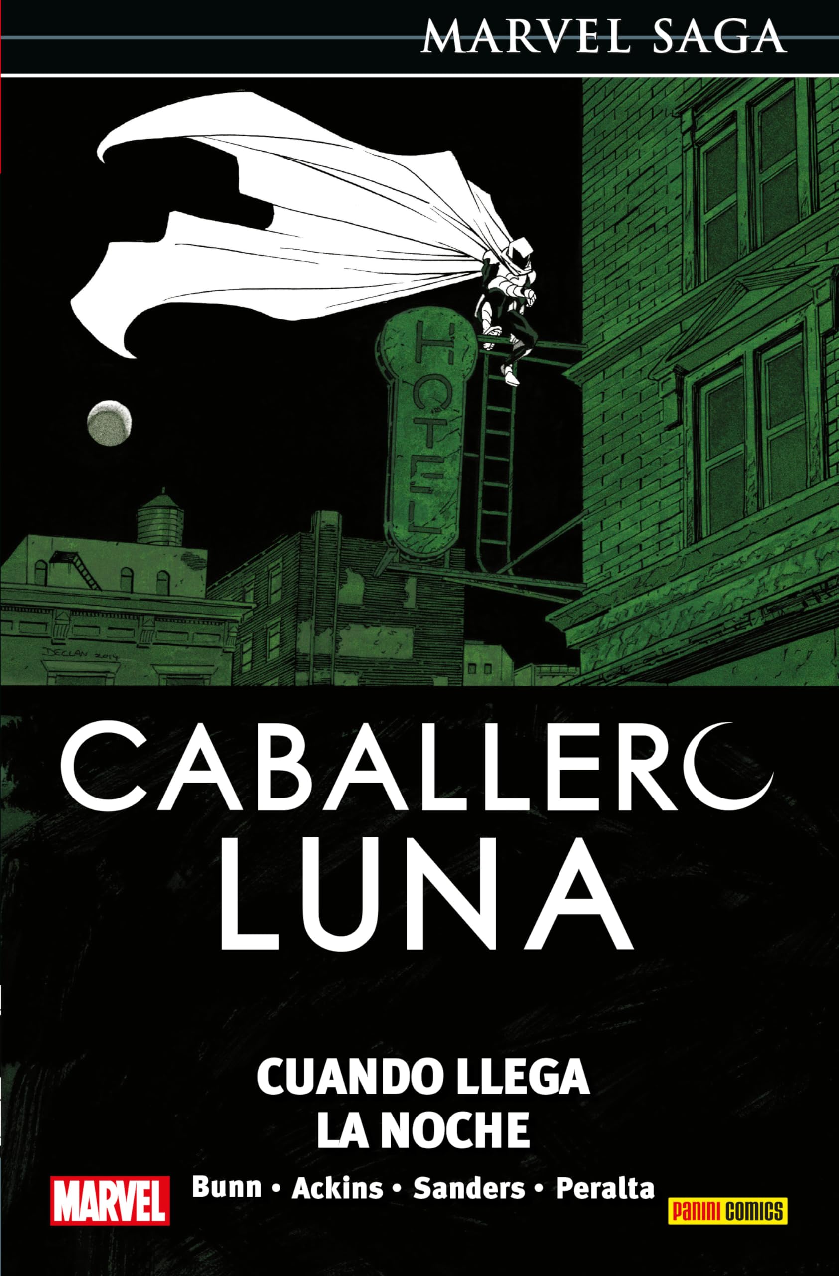 Marvel saga caballero luna 12. cuando llega la noche book