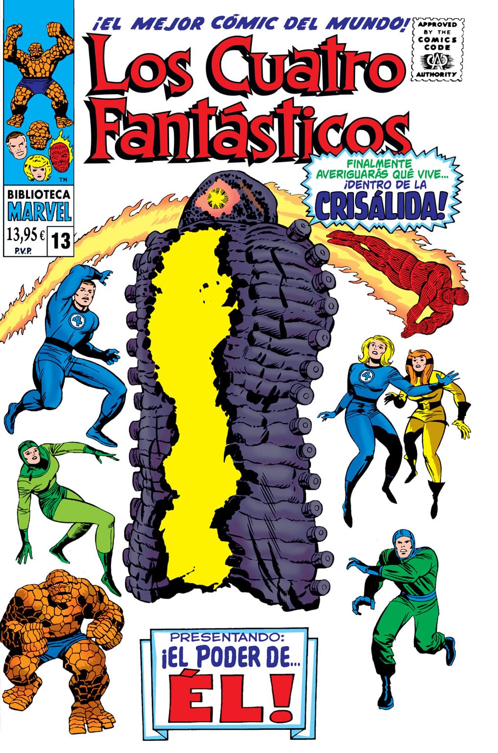 Biblioteca marvel los 4 fantásticos 13. 1967: fantastic four 65-67, annual 5, not brand ecch 1, 5 us book