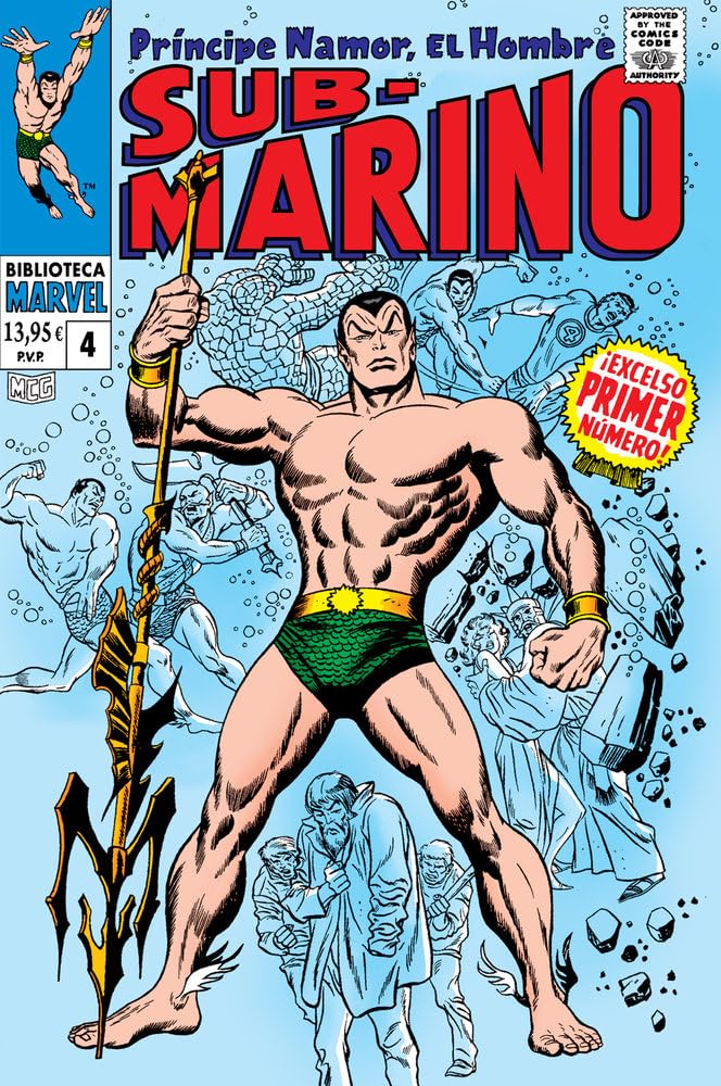 Biblioteca marvel namor, el hombre submarino 4. 1967-68: tales to astonish 98-101, iron man & sub-ma book