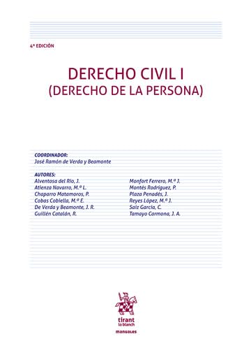 Derecho Civil I (Derecho de la Persona) 4ª Edición book