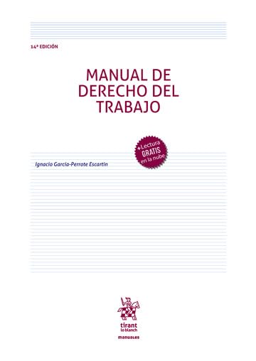 Manual de Derecho del Trabajo 14ª Edición (Manuales de Derecho del Trabajo y Seguridad Social, Band 1) Law