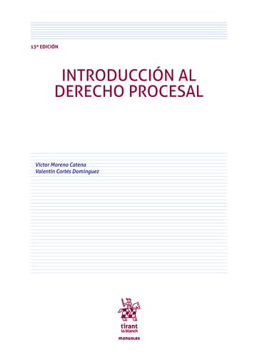 Introducción al Derecho Procesal 13ª Edición book