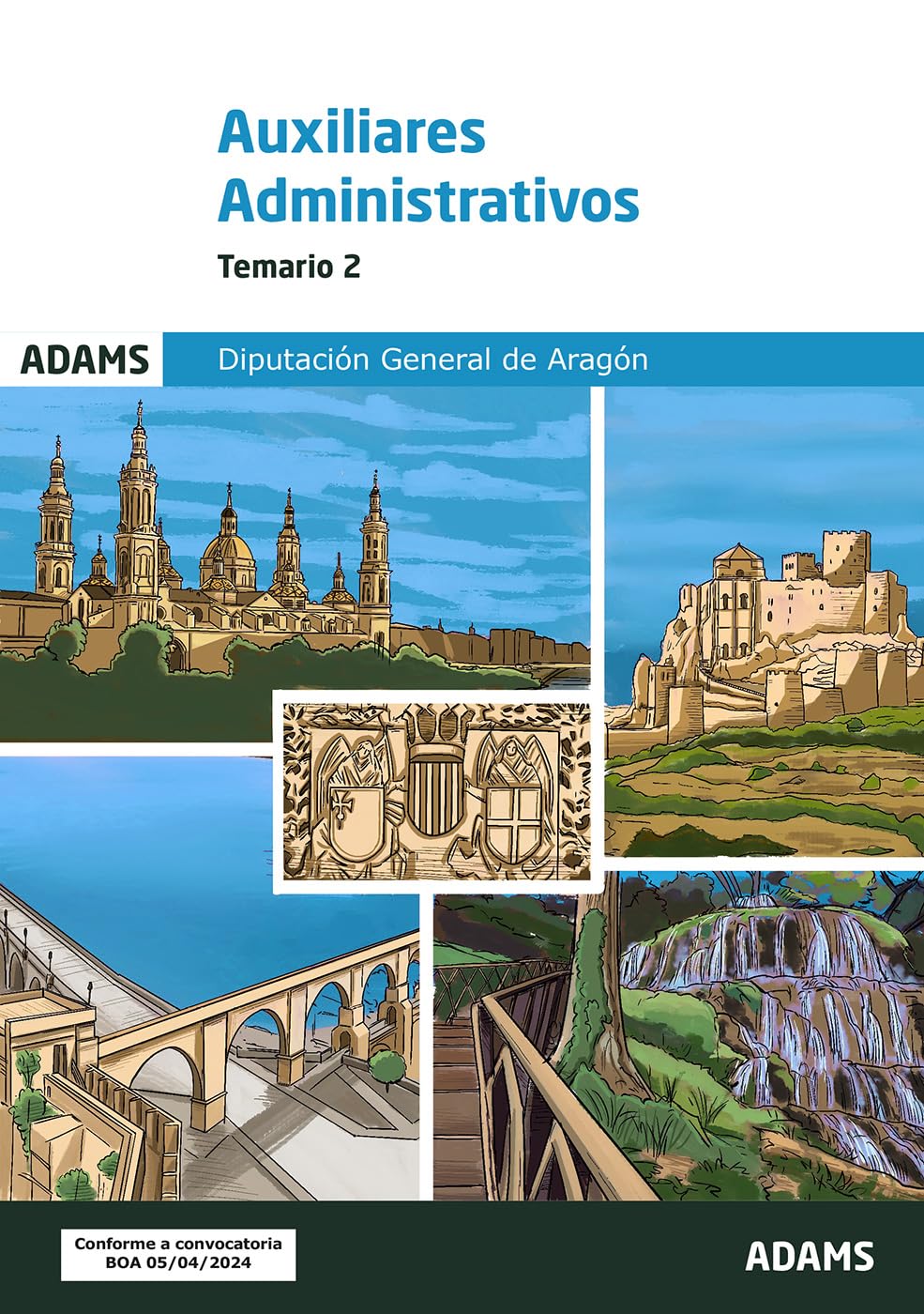 Temario 2 Auxiliares Administrativos Diputación General de Aragón book