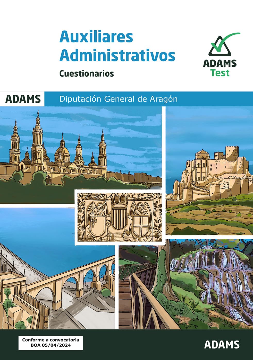 Cuestionarios Auxiliares Administrativos de la Diputación General de Aragón book