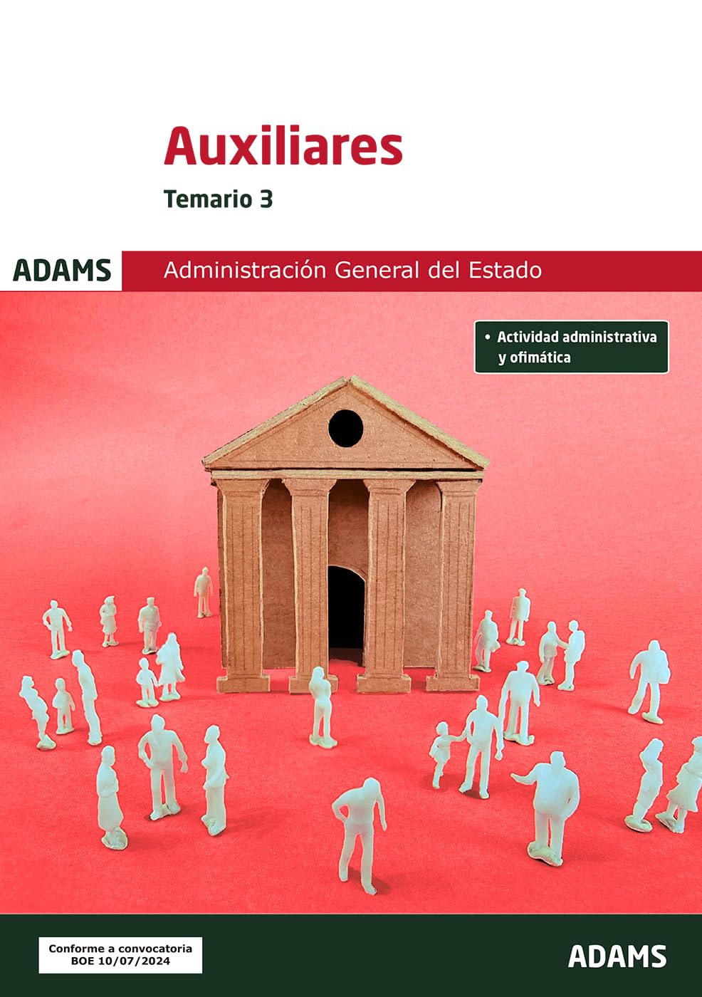 Temario 3 Auxiliares de la Administración General del Estado book