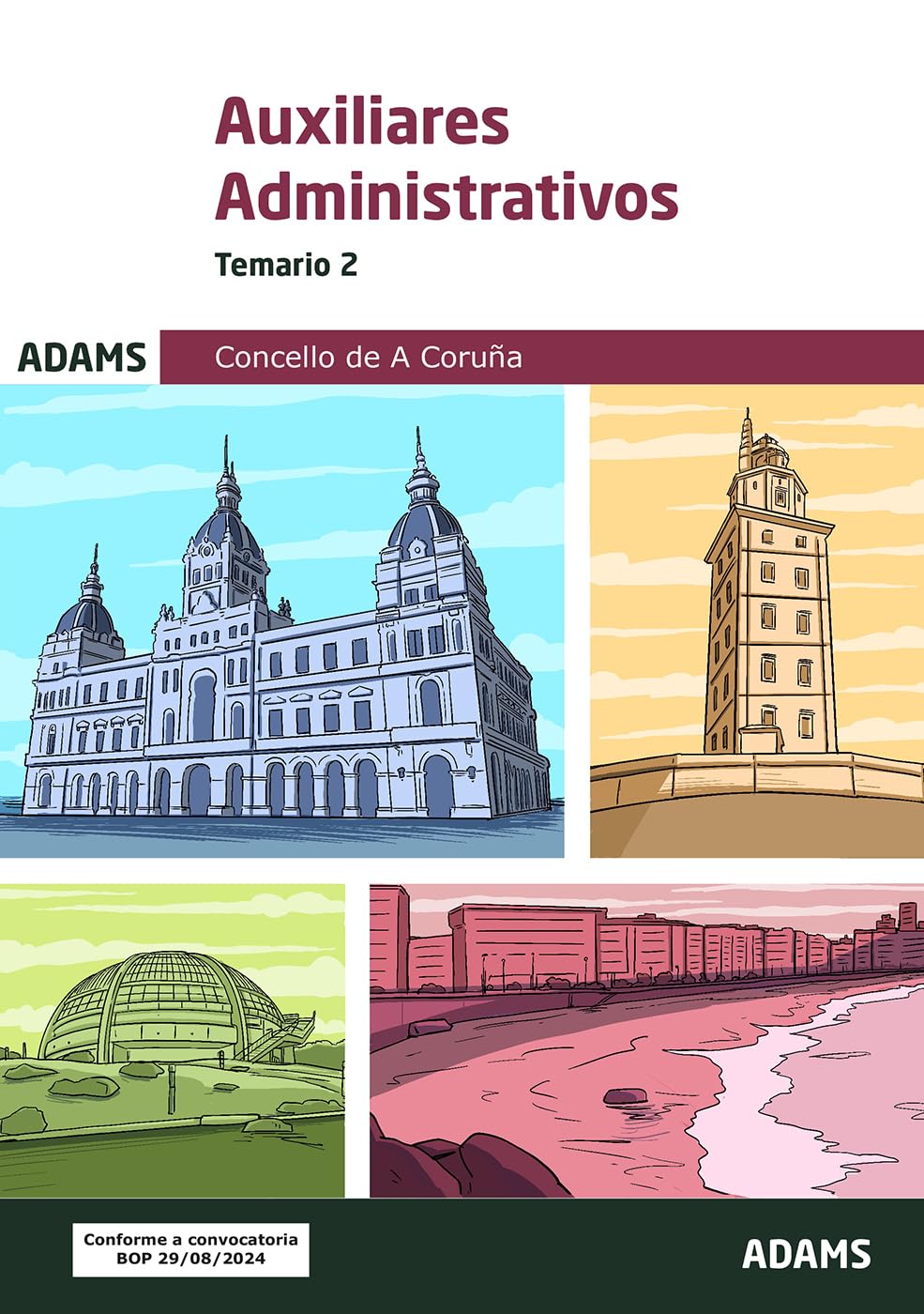 Temario 2 Auxiliar Administrativo-a Concello de A Coruña (Temarios 1 y 2 Auxiliar Administrativo-a Concello de A Coruña (OC)) Books