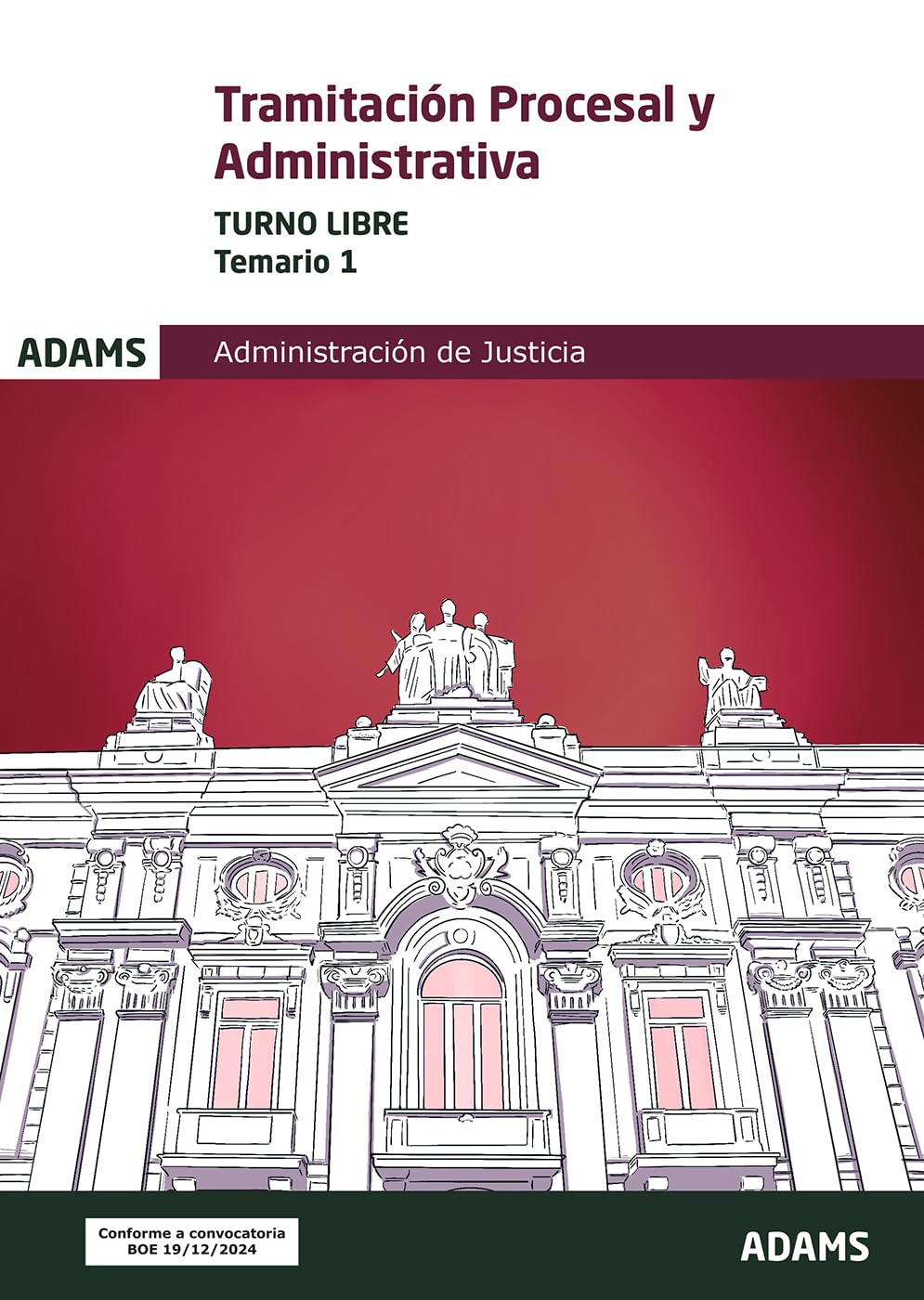 Temario 1 Tramitación Procesal y Administrativa, turno libre book