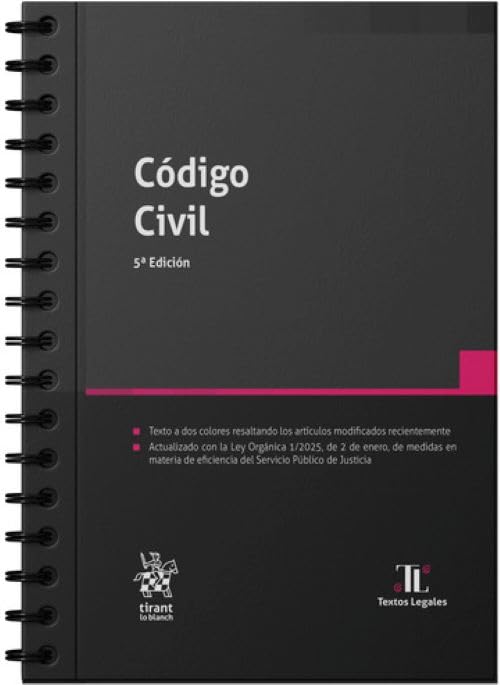 Código Civil 5ª Edición con anillas 2025 book