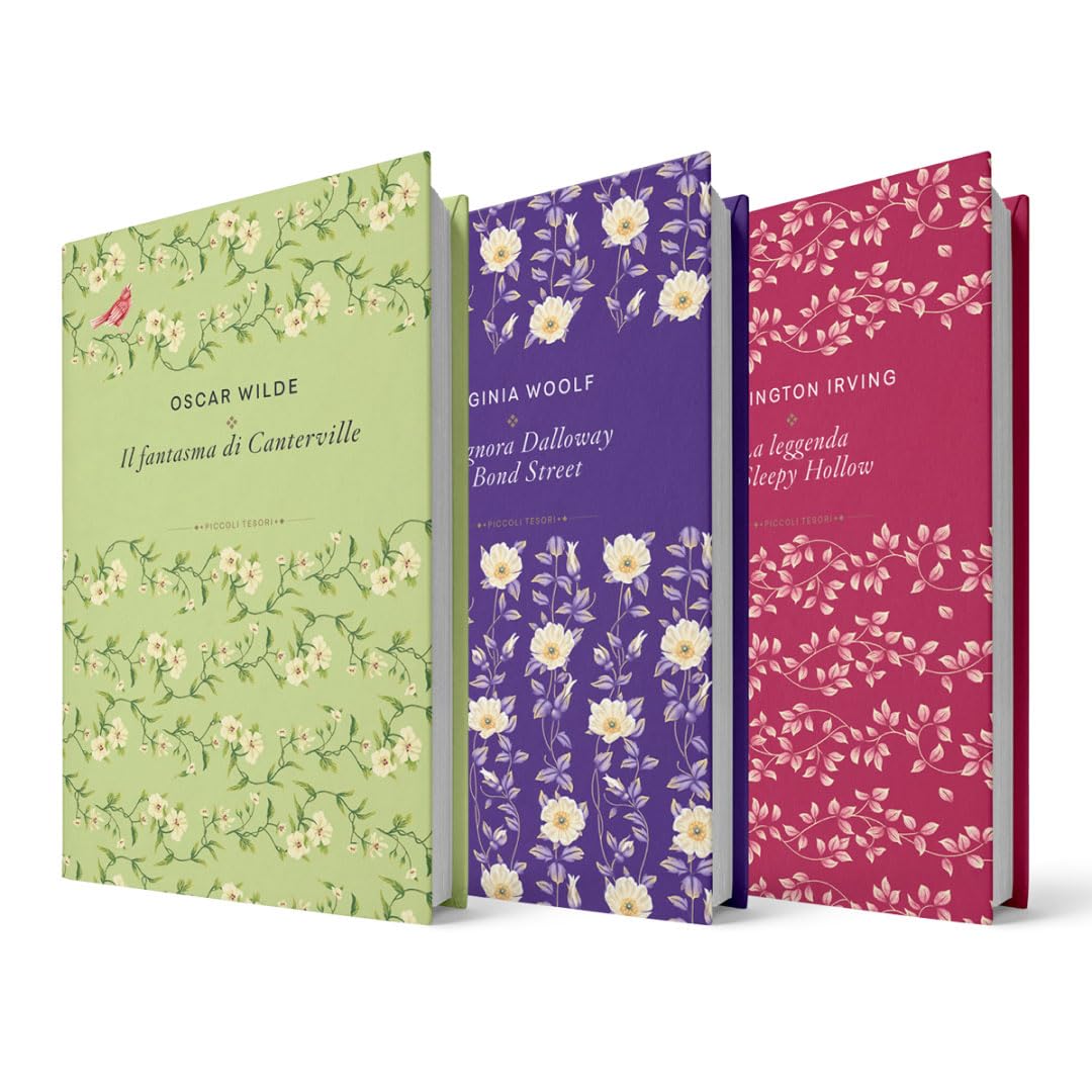 Collezione Piccoli tesori della letteratura Pack II. Contiene 3 libri: Il fantasma di Canterville, La Signora Dalloway In Bond Street e La leggenda di Sleepy Hollow book