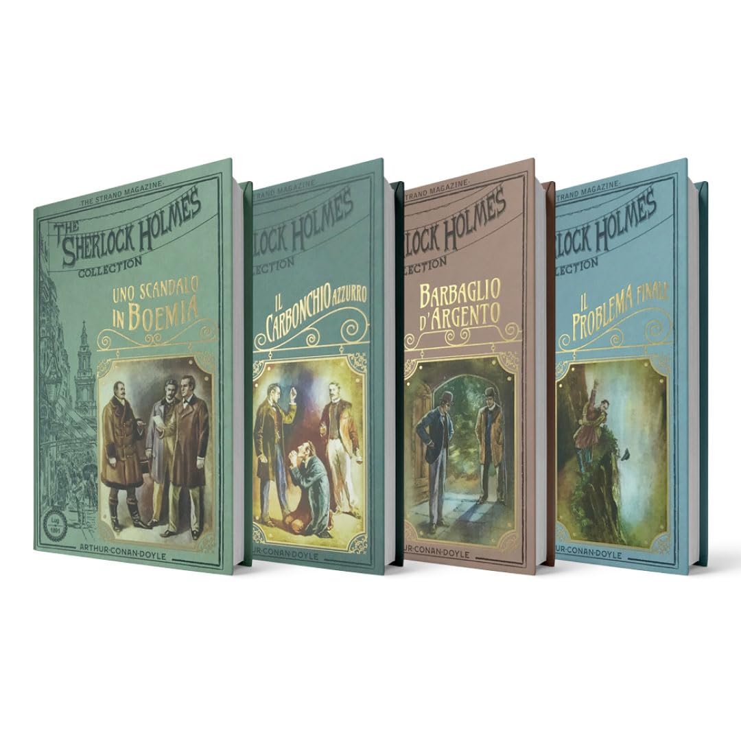 The Sherlock Holmes Collection Pack I. Contiene 4 libri: Uno scandalo in Boemia, Il carbonchio azzurro, Barbaglio d'Argento e Il problema finale book
