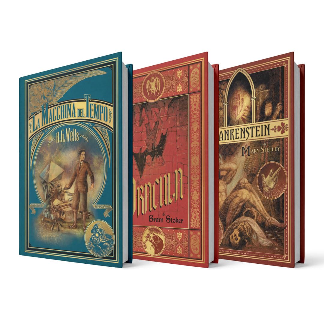 Collezione I primi Maestri del Fantastico Pack I. Contiene 3 libri: La macchina del tempo, Dracula e Frankenstein book