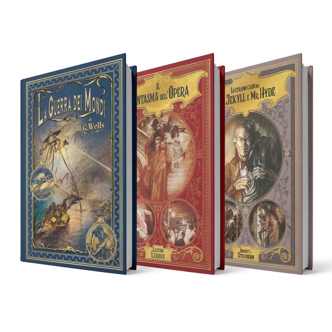 Collezione I primi Maestri del Fantastico Pack II. Contiene 3 libri: La guerra dei mondi, Il fantasma dell'opera e Lo Strano caso del Dr. Jekyll e Mr. Hyde book