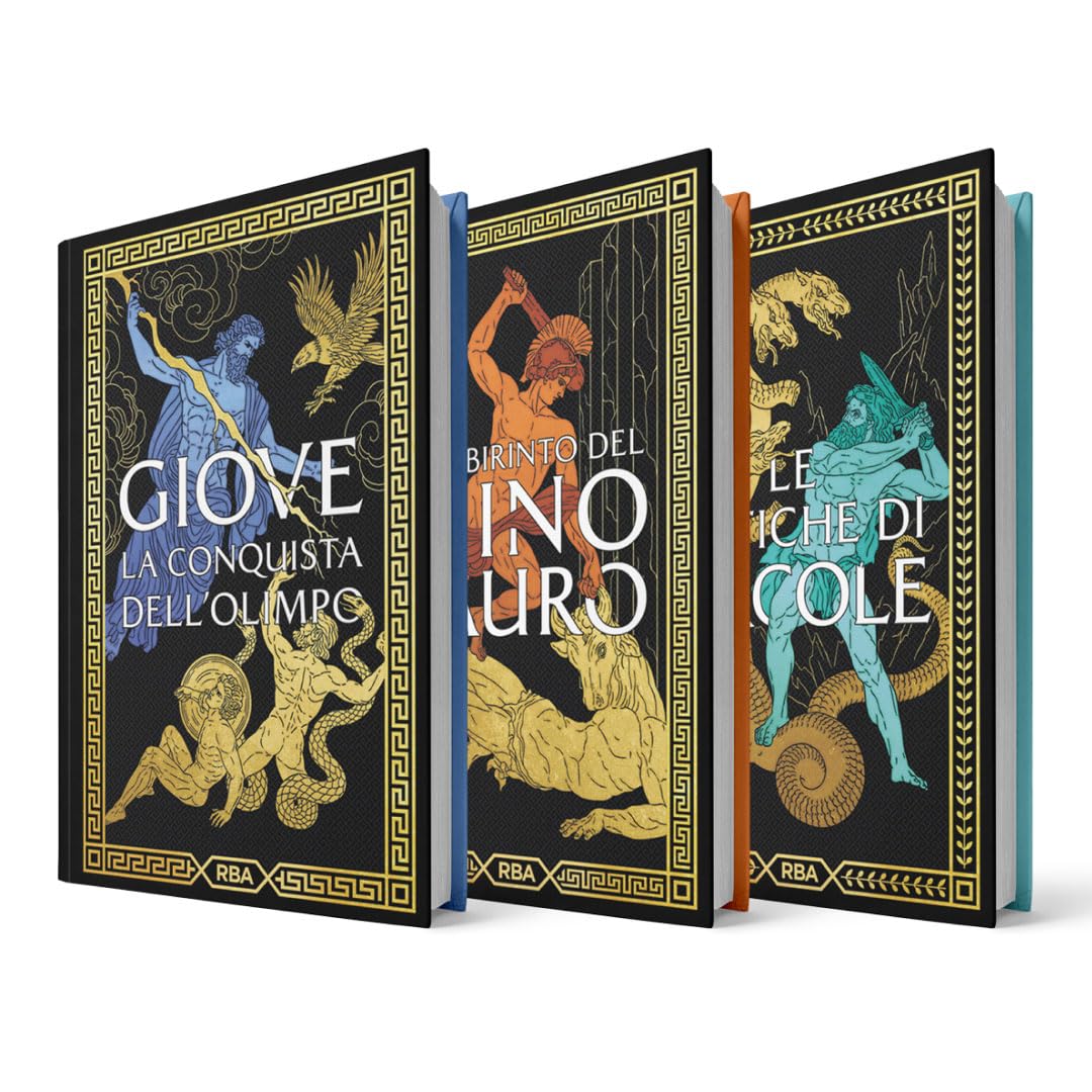 Collezione Mitologia Classica Pack I. Contiene 3 libri: Giove. La conquista dell'olimpo, Il Labirinto del Minotauro e Le fatiche di Ercole book