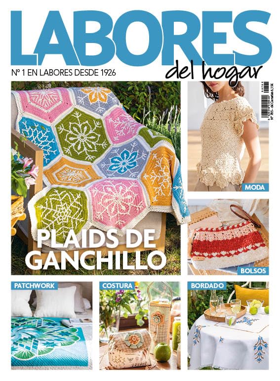 Revista Labores del Hogar #785 | Plaids de ganchillo (Cultura y Ocio) Hobbies & Crafts