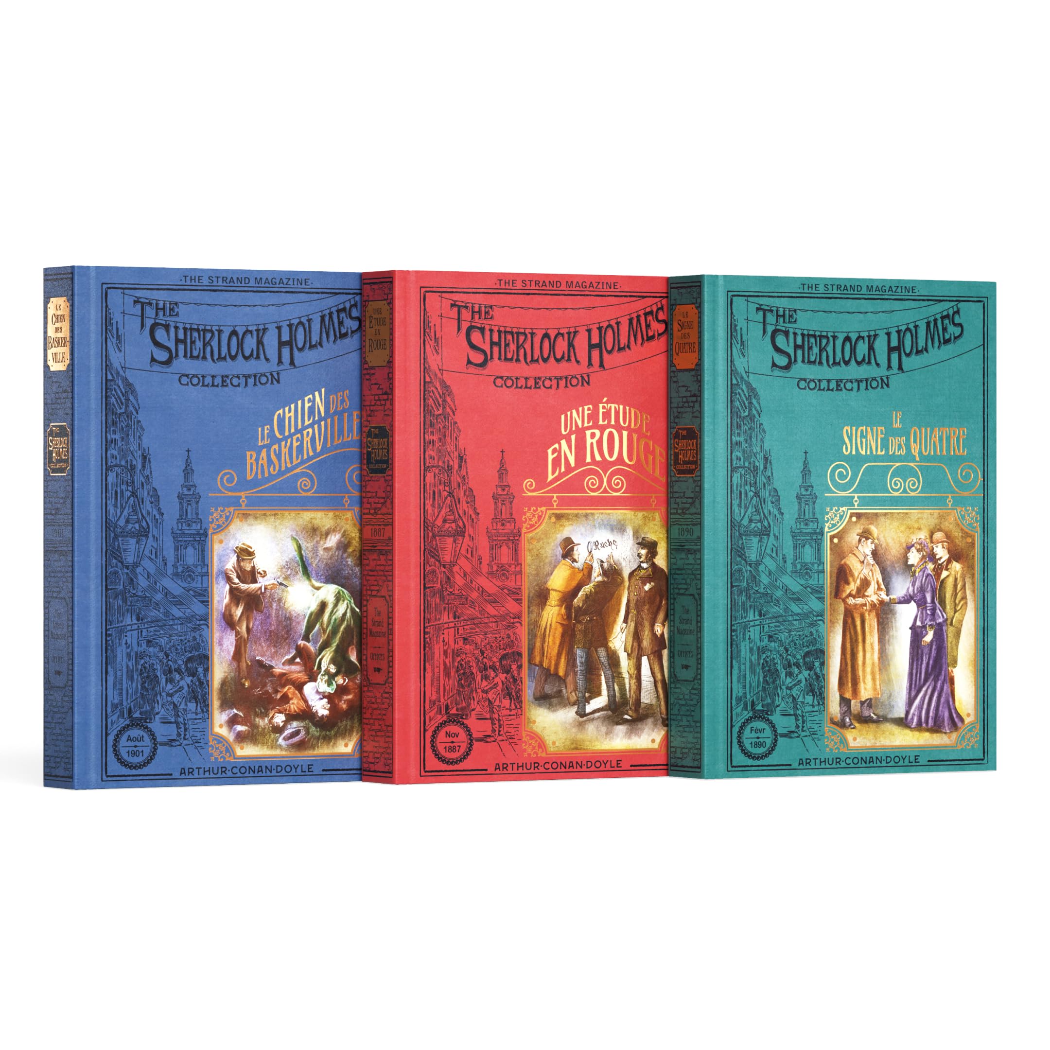 Collection Sherlock Holmes - Sélection I - Contient 3 livres :: Le Chien des Baskerville, Une étude en rouge, Le Signe des quatre book