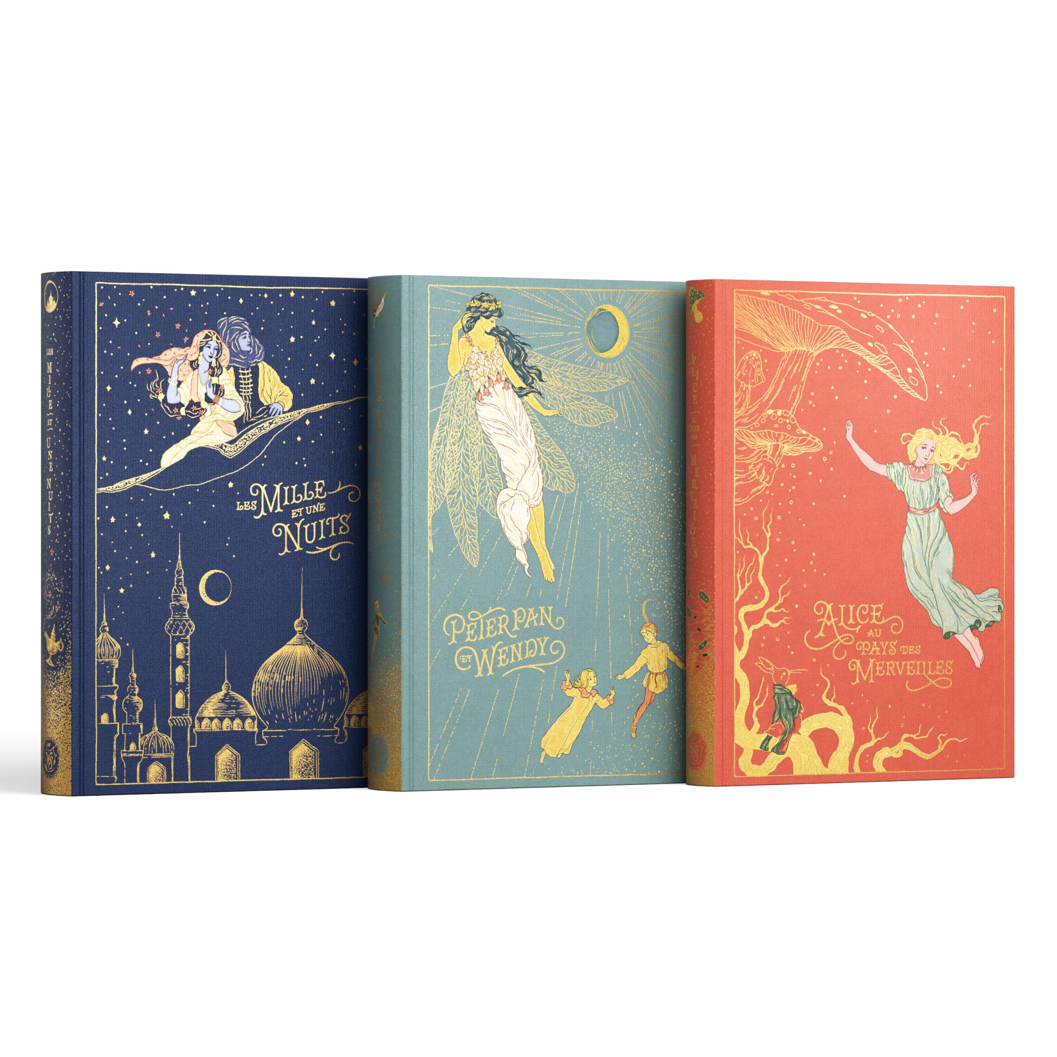 Collection Histoires Merveilleuses - Sélection I - Contient 3 livres :: Les Mille et Une Nuits, Peter Pan et Wendy, Alice au pays des merveilles book