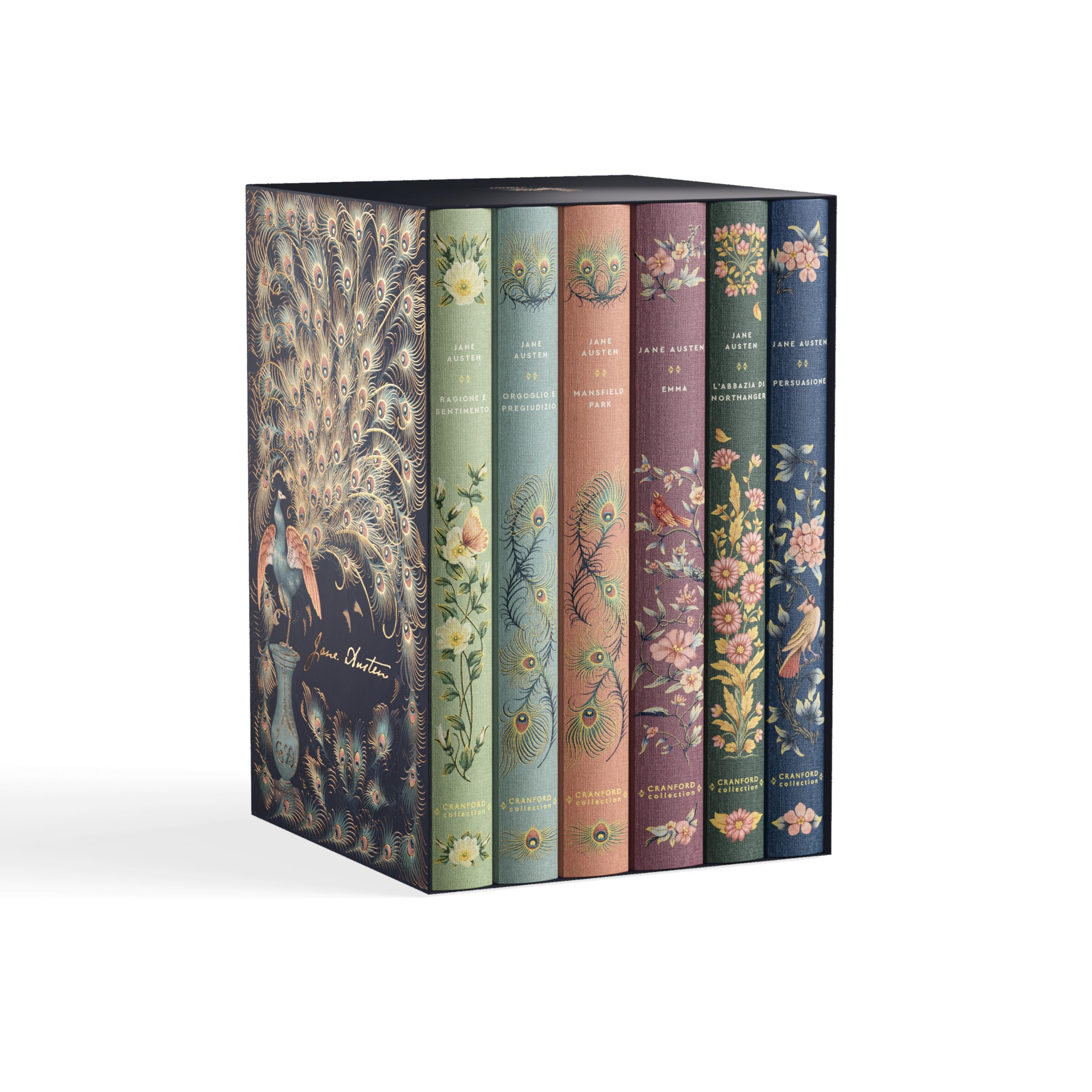 Cofanetto Jane Austen Edizione di lusso 250° anniversario. Contiene 6 libri: Ragione e sentimento, Orgoglio e pregiudizio, Mansfield Park, Emma, L’abbazia di Northanger, Persuasione book
