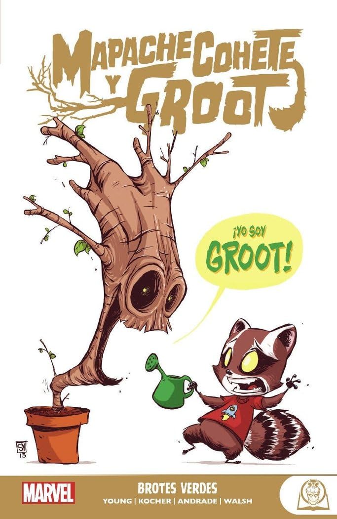 Marvel young adults mapache cohete y groot. brotes verdes 1 Superheroes