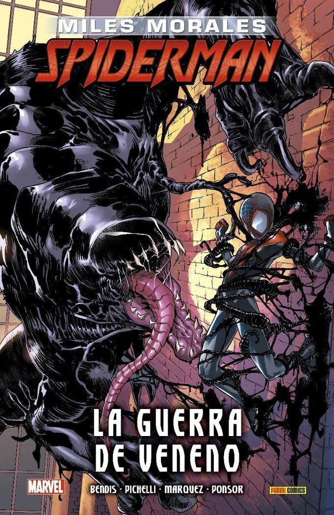 Marvel integral miles morales spiderman. la guerra de veneno 3 book