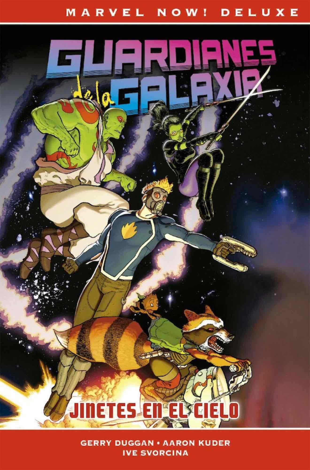 Marvel now! deluxe guardianes de la galaxia de gerry duggan 1. jinetes en el cielo book