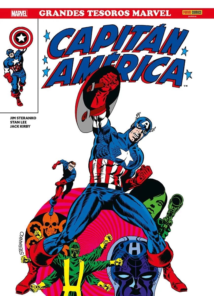 GRANDES TESOROS MARVEL CAPITÁN AMÉRICA DE JIM STERANKO Superheroes