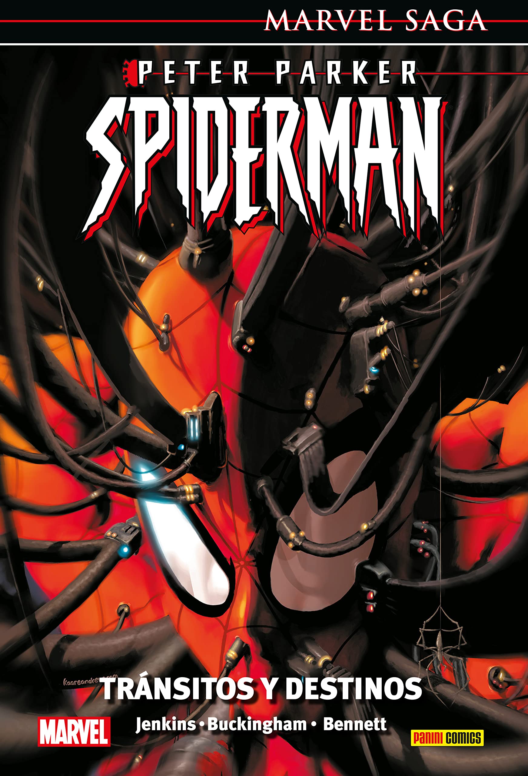 Marvel saga peter parker spiderman 2. tránsitos y destinos book