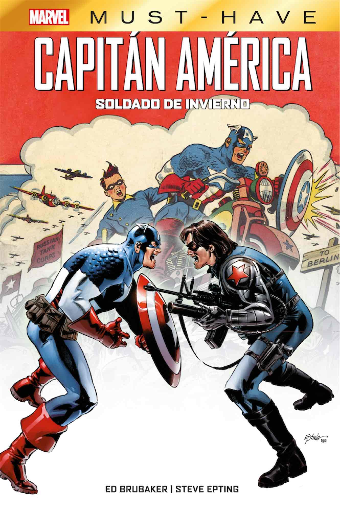 Reedición marvel must have capitán américa. soldado de invierno book