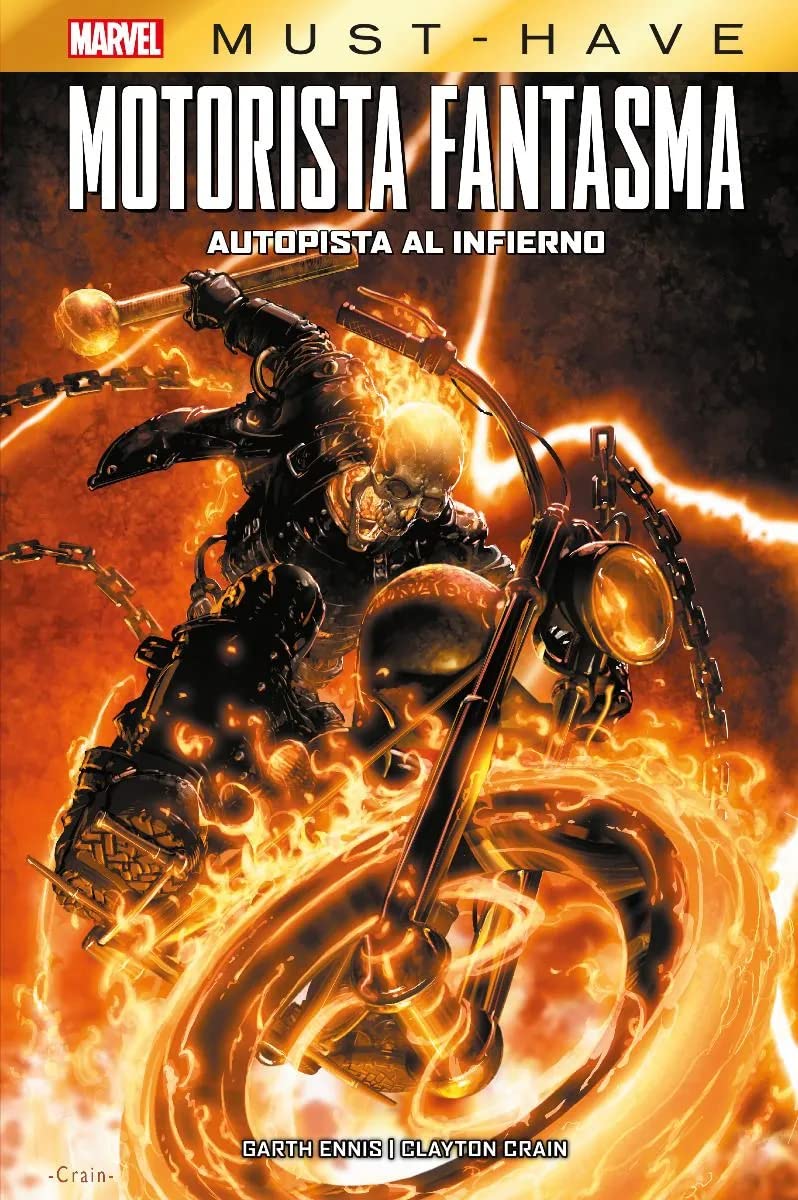 Marvel must have motorista fantasma. camino de condenación Superheroes
