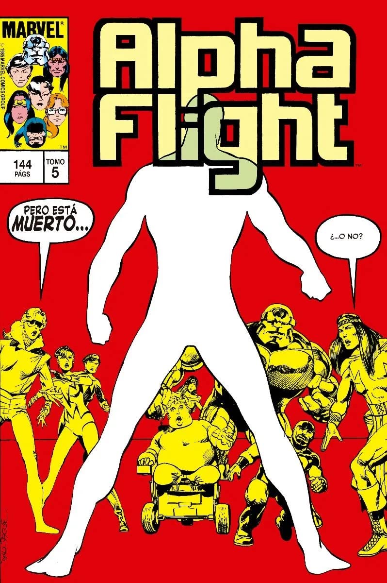 Biblioteca alpha flight n.5. 1985: alpha flight 25-29, secret wars ii 4 usa Superheroes