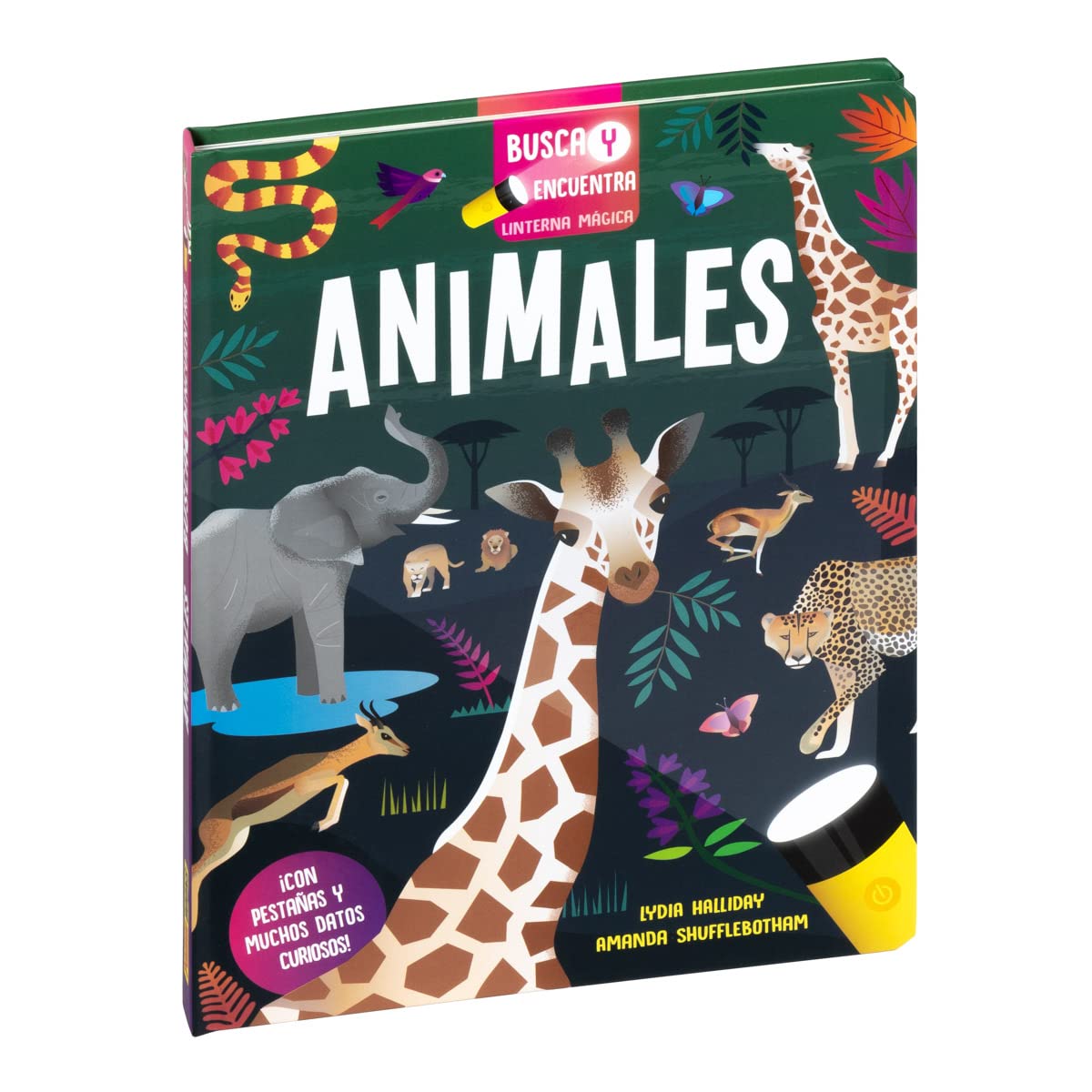 BUSCA Y ENCUENTRA LINTERNA MÁGICA, ANIMALES Children's books