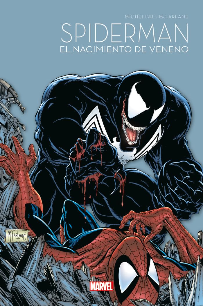 Spiderman 60 aniversario el nacimiento de veneno Manga