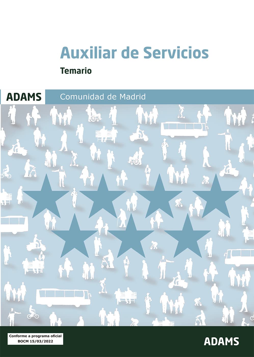 Temario Auxiliar de Servicios Comunidad de Madrid, turno libre Books