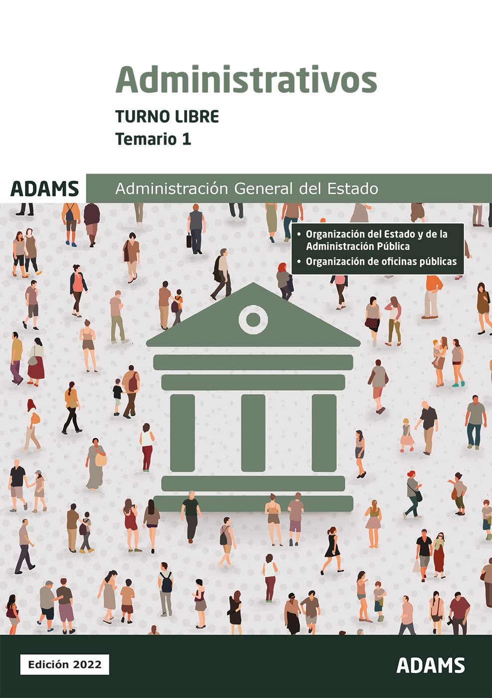 Temario 1 Administrativos Administración del Estado, turno libre book