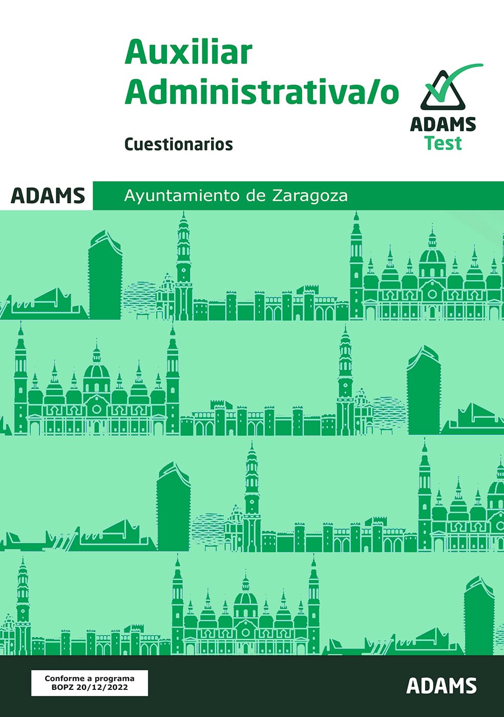 Cuestionarios Auxiliar Administrativa-o Ayuntamiento de Zaragoza book