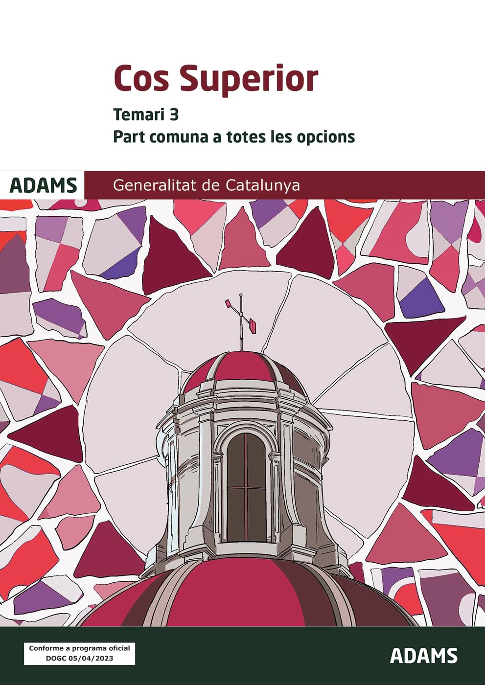 Temari 3 Cos Superior, Part Comuna a totes les opcions, Generalitat de Catalunya book