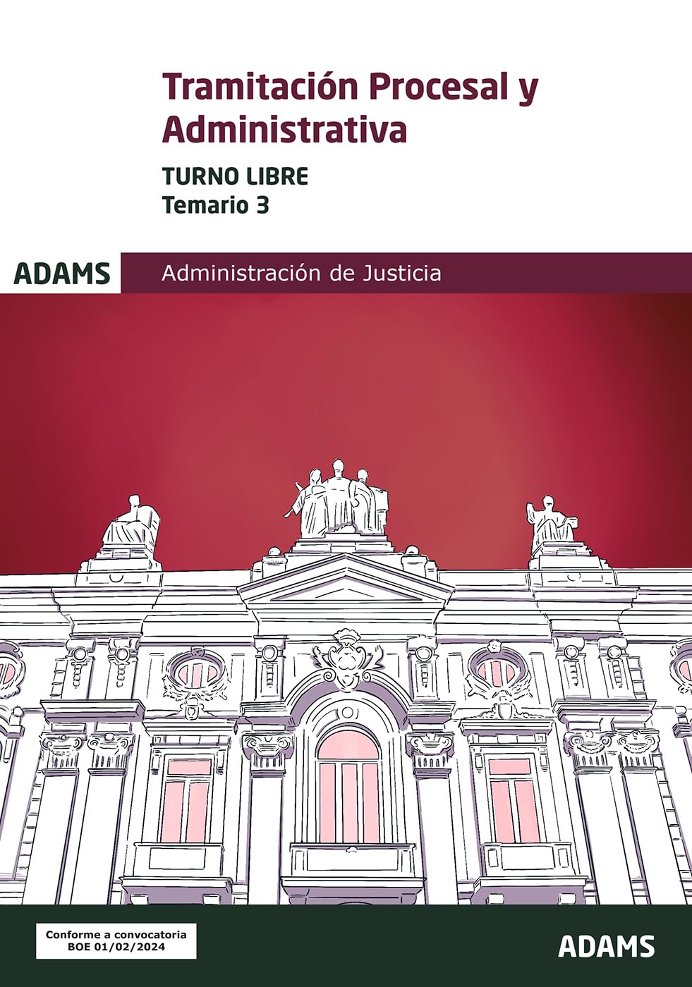 Temario 3 Tramitación Procesal y Administrativa, turno libre book