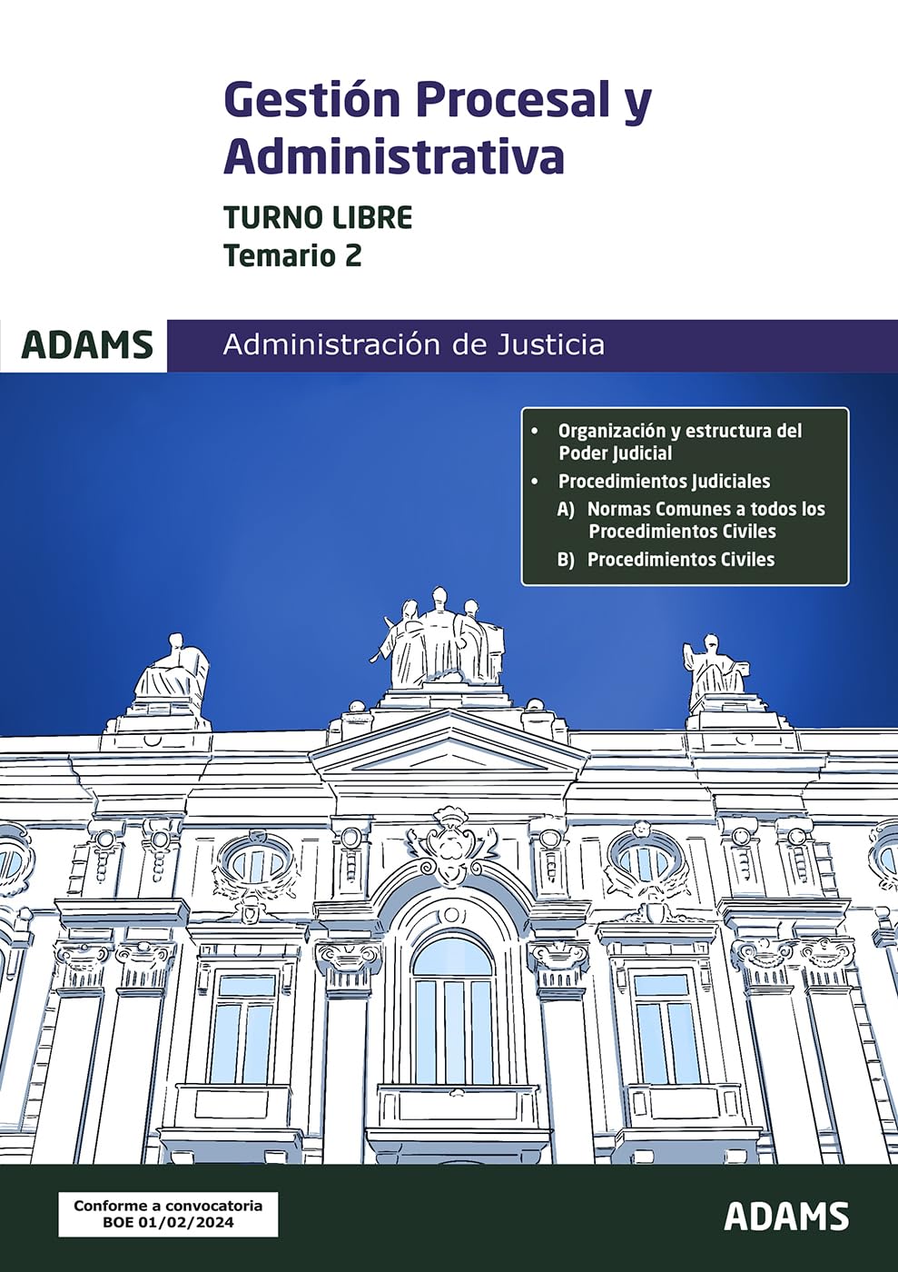 Temario 2 Gestión Procesal y Administrativa, turno libre (Temario Gestión Procesal y Administrativa, turno libre (OC)) Books