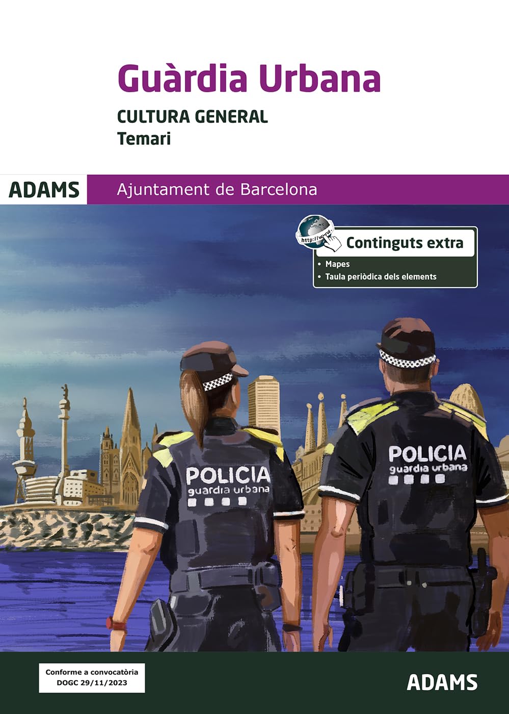 Temari Cultura general Guàrdia Urbana Ajuntament de Barcelona book