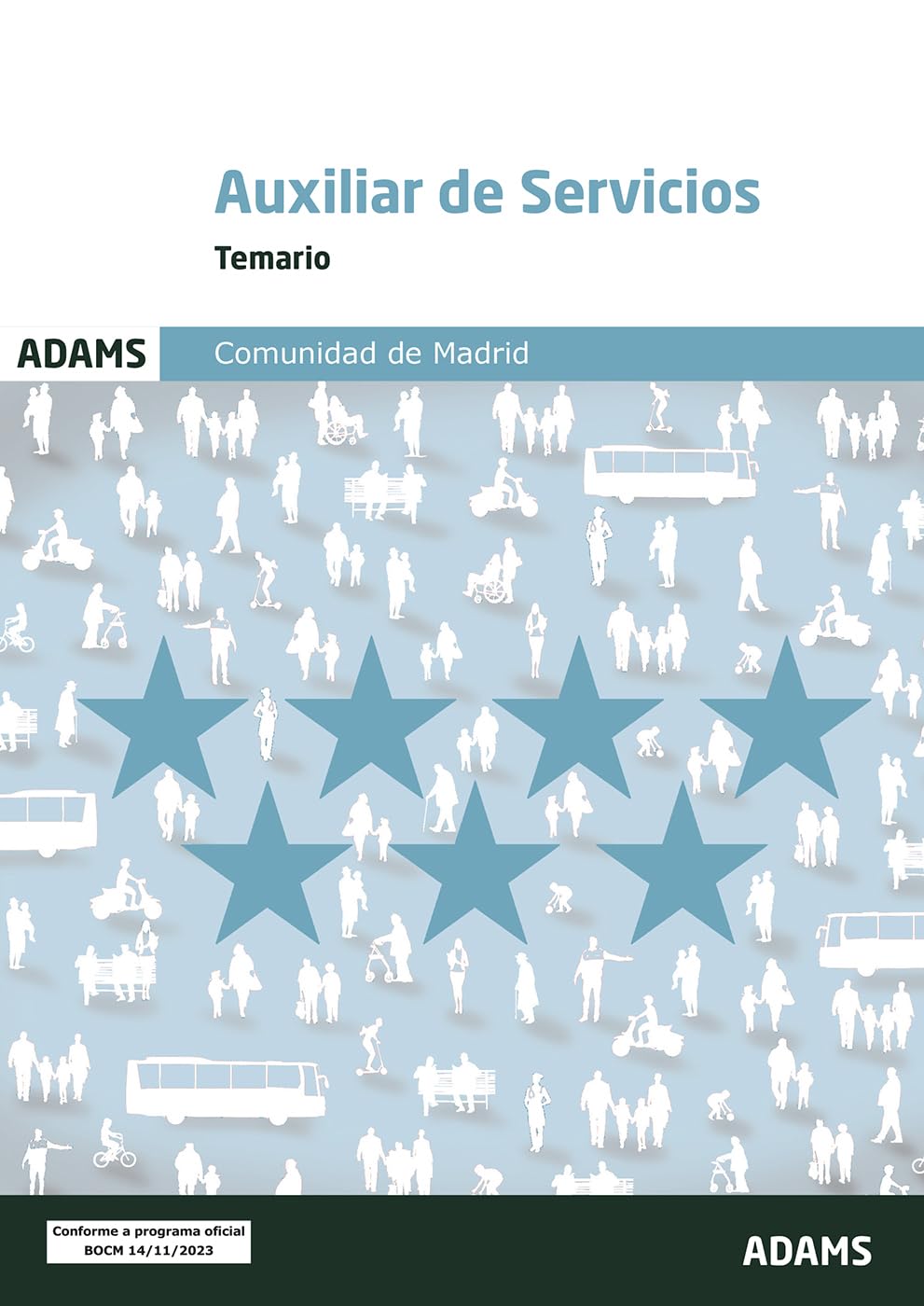 Temario Auxiliar de Servicios Comunidad de Madrid, turno libre book
